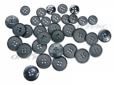 51926/15 мм (4 пр) черные пуговицы (брючные) - купить в Астрахани. Цена: 1.50 руб.
