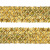 Тесьма с пайетками D16, шир. 35 мм/уп. 25+/-1 м, цвет золото - купить в Астрахани. Цена: 1 281.60 руб.