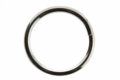 Кольцо металлическое d-38 мм, цв.-никель - купить в Астрахани. Цена: 4.89 руб.