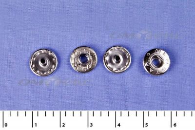 Кнопки металл Ф-12,5 (1440 +/-20 шт) "альфа" никель с рисунком - купить в Астрахани. Цена: 2 853.69 руб.