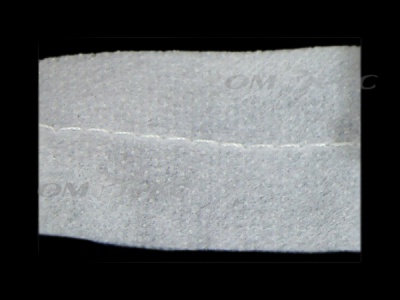 WS7225-прокладочная лента усиленная швом для подгиба 30мм-белая (50м) - купить в Астрахани. Цена: 16.71 руб.