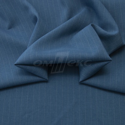 Костюмная ткань "Жаклин", 188 гр/м2, шир. 150 см, цвет серо-голубой - купить в Астрахани. Цена 426.49 руб.