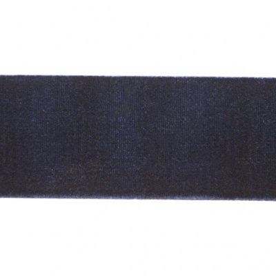 Лента бархатная нейлон, шир.25 мм, (упак. 45,7м), цв.180-т.синий - купить в Астрахани. Цена: 809.01 руб.