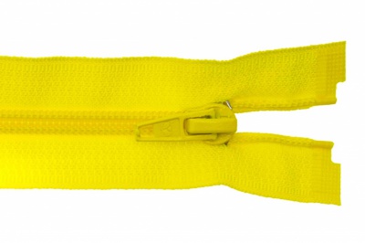 Спиральная молния Т5 131, 90 см, автомат, цвет жёлтый - купить в Астрахани. Цена: 14.20 руб.