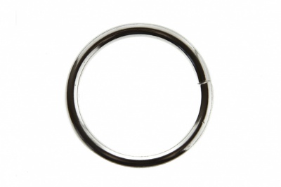 Кольцо металлическое d-32 мм, цв.-никель - купить в Астрахани. Цена: 3.54 руб.