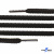 Шнурки #106-09, круглые 130 см, цв.чёрный - купить в Астрахани. Цена: 21.92 руб.