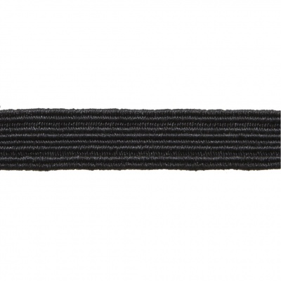 Резинка продежка С-52, шир. 7 мм (в нам. 100 м), чёрная  - купить в Астрахани. Цена: 637.57 руб.