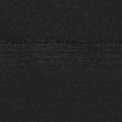 Костюмная ткань с вискозой "Рошель", 250 гр/м2, шир.150см, цвет чёрный - купить в Астрахани. Цена 438.12 руб.