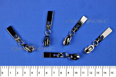 Слайдер декоративный, металлический №1/спираль Т7/никель - купить в Астрахани. Цена: 6.29 руб.