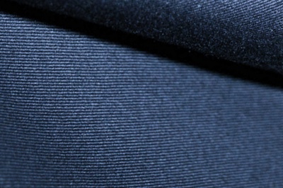 Ткань костюмная 8874/3, цвет темно-синий, 100% полиэфир - купить в Астрахани. Цена 433.60 руб.