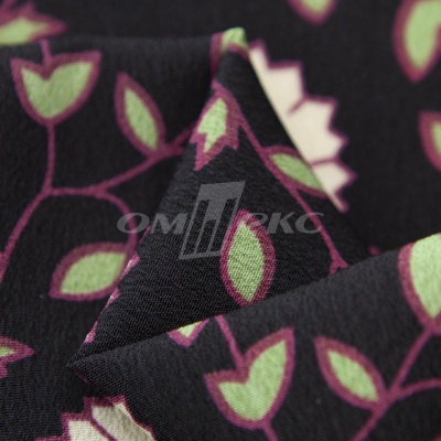 Плательная ткань "Фламенко" 10.1, 80 гр/м2, шир.150 см, принт растительный - купить в Астрахани. Цена 241.49 руб.