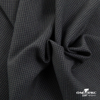 Ткань костюмная Пье-де-пуль 24013, 210 гр/м2, шир.150см, цвет т.серый - купить в Астрахани. Цена 334.18 руб.