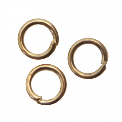 Кольцо  соединительное для бижутерии 4 мм, цв.-золото - купить в Астрахани. Цена: 0.41 руб.