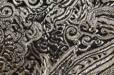 Ткань костюмная жаккард №11, 140 гр/м2, шир.150см, цвет тем.серебро - купить в Астрахани. Цена 383.29 руб.