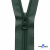 Спиральная молния Т5 890, 80 см, автомат, цвет т.зелёный - купить в Астрахани. Цена: 16.61 руб.