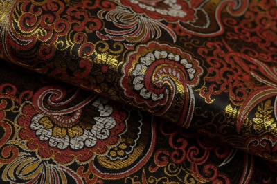 Ткань костюмная жаккард, 135 гр/м2, шир.150см, цвет бордо№6 - купить в Астрахани. Цена 441.95 руб.