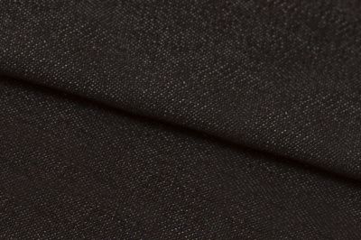 Ткань джинсовая №96, 160 гр/м2, шир.148см, цвет чёрный - купить в Астрахани. Цена 350.42 руб.