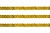 Пайетки "ОмТекс" на нитях, SILVER SHINING, 6 мм F / упак.91+/-1м, цв. 48 - золото - купить в Астрахани. Цена: 356.19 руб.