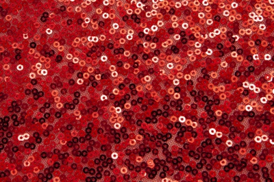 Сетка с пайетками №18, 188 гр/м2, шир.130см, цвет красный - купить в Астрахани. Цена 371 руб.