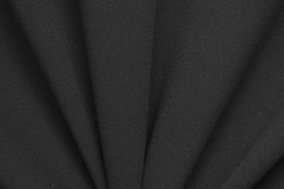 Костюмная ткань с вискозой "Бриджит", 210 гр/м2, шир.150см, цвет чёрный - купить в Астрахани. Цена 564.96 руб.