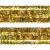 Тесьма с пайетками D16, шир. 20 мм/уп. 25+/-1 м, цвет золото - купить в Астрахани. Цена: 778.19 руб.