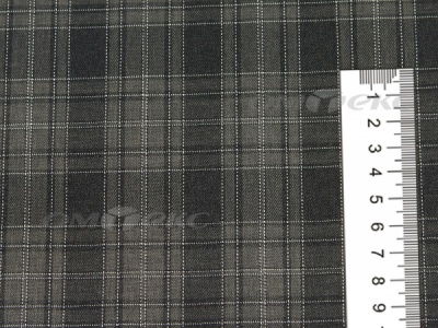 Ткань костюмная клетка 25235 2004, 185 гр/м2, шир.150см, цвет серый/бел - купить в Астрахани. Цена 