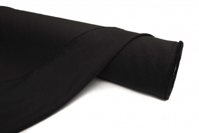 Ткань костюмная 24880 2022, 220 гр/м2, шир.150см, цвет чёрный - купить в Астрахани. Цена 451 руб.